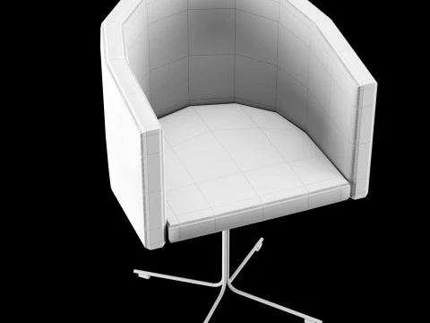 silla de trabajo moderna Modelo 3D