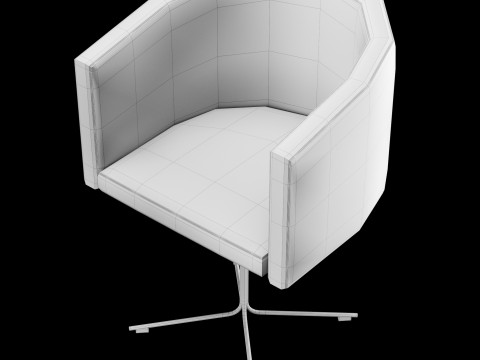 Modern work chair 3Dモデル