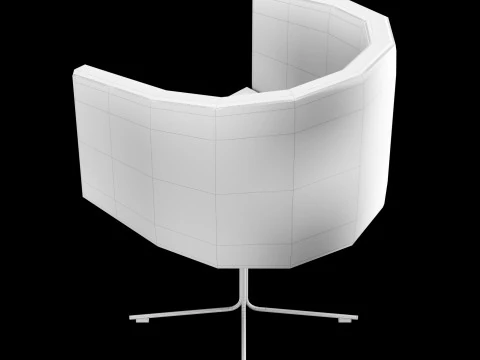 silla de trabajo moderna Modelo 3D