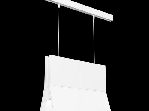 Track magnit chandelier light 01 3D Model
