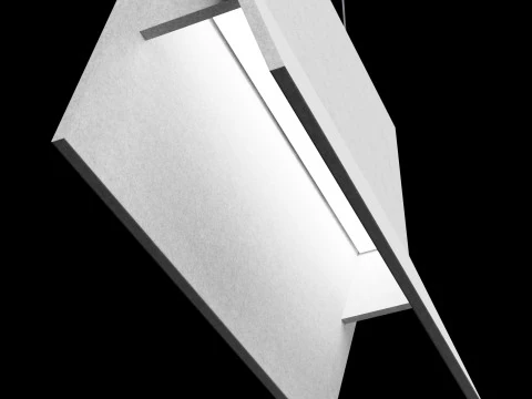 Track magnit chandelier light 01 3D Model