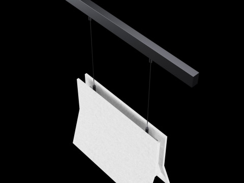 Track magnit chandelier light 01 3D Modell