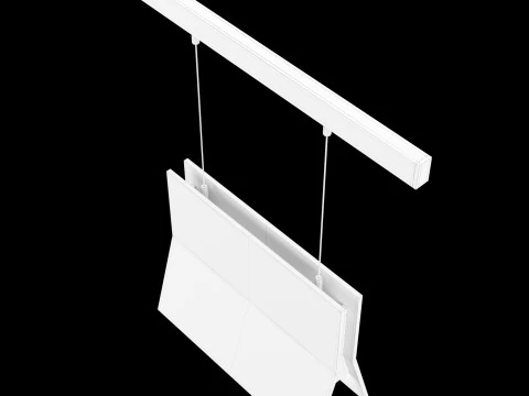 Track magnit chandelier light 01 3D Model