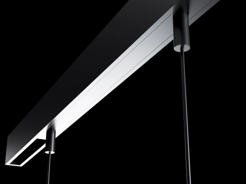 Track magnit chandelier light 01 3D Model