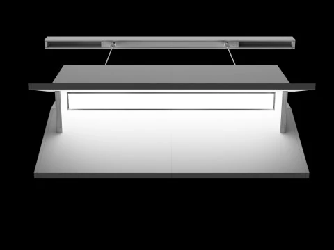 Track magnit chandelier light 01 3D Model