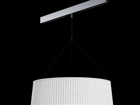 Lampu gantung track magnit 02 Model 3D