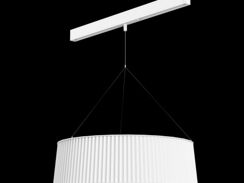 Люстра трекова магнітна 02 3D Модель