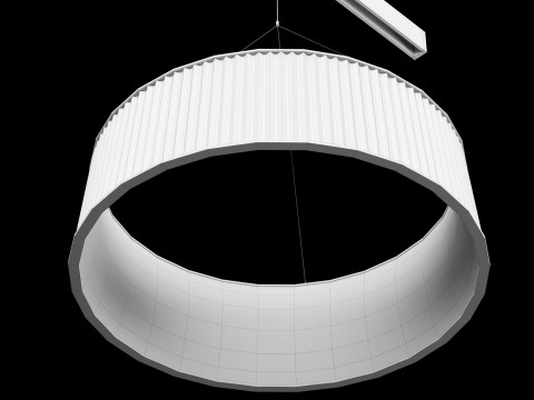 Люстра трекова магнітна 02 3D Модель