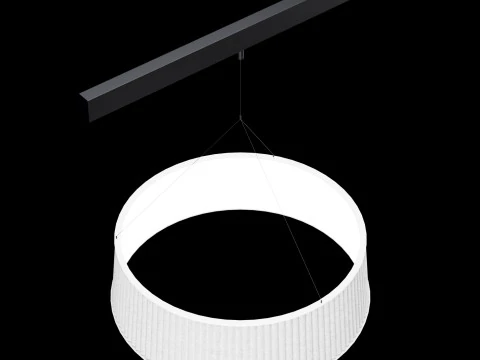 Track magnit chandelier light 02 3D Model