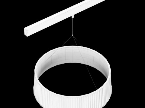 Люстра трекова магнітна 02 3D Модель