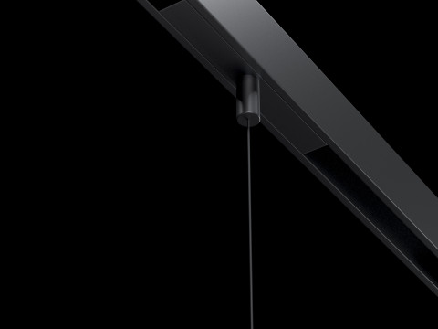 Люстра трекова магнітна 02 3D Модель