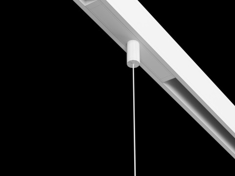 Люстра трекова магнітна 02 3D Модель