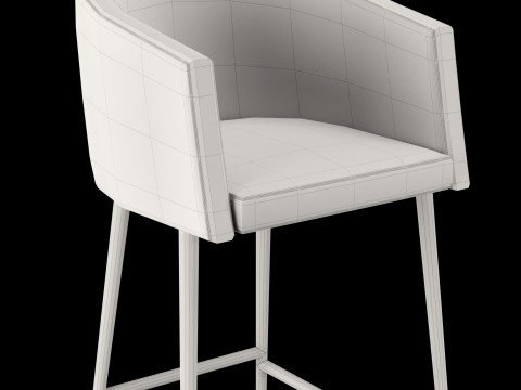 Sedia bar e standard 5 Modello 3D