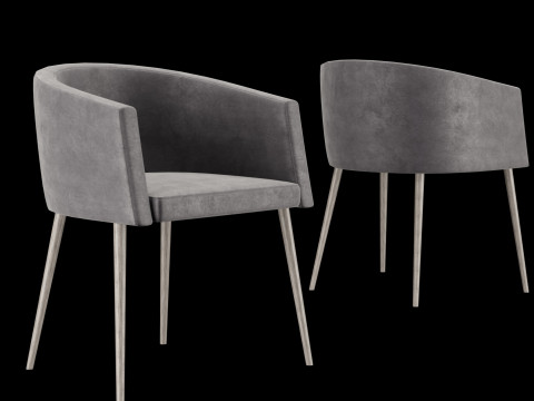Modern dining table 4 3D Modell