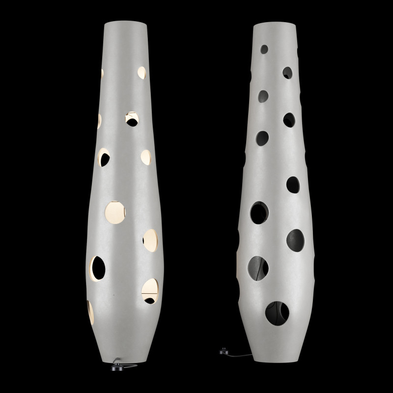 Modern concrete floor lamp 3D Model .c4d .max .obj .3ds .fbx .stl .blend