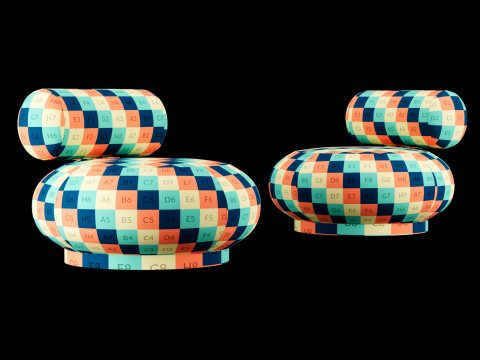 Modern lounge chair 5 3D Модель