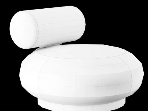 Modern lounge chair 5 3D Model
