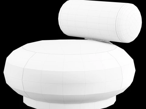Modern lounge chair 5 3D Model