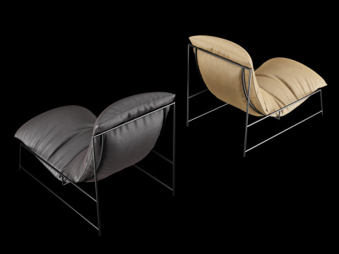 Modern lounge leather chair Modelo 3D