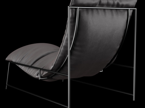 Modern lounge leather chair Modelo 3D