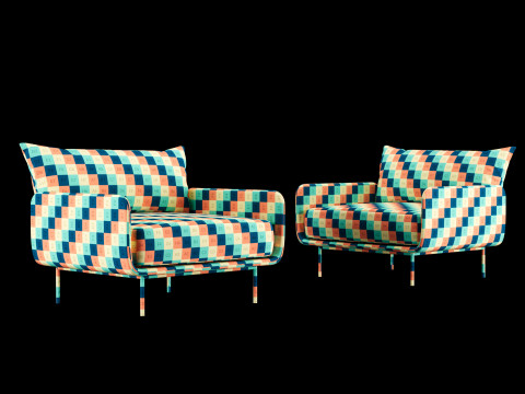 ラウンジチェア 3Dモデル