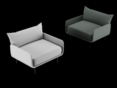 ラウンジチェア 3Dモデル
