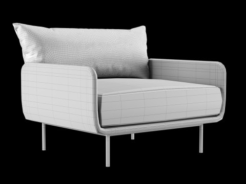 ラウンジチェア 3Dモデル