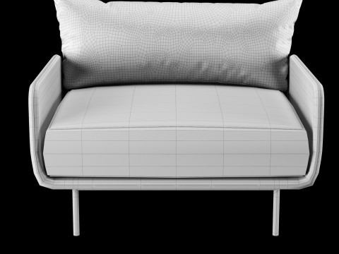 ラウンジチェア 3Dモデル