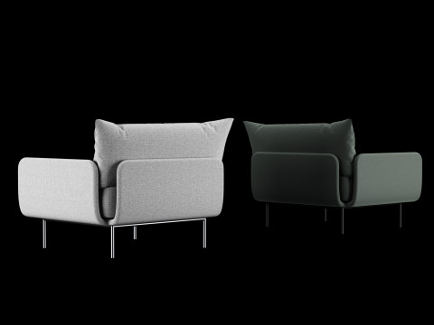 ラウンジチェア 3Dモデル