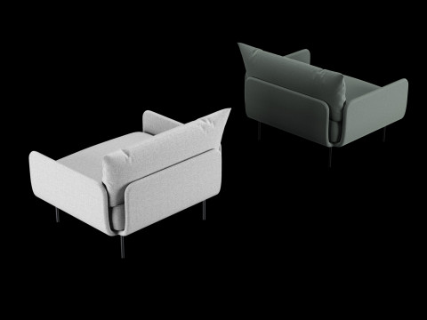 ラウンジチェア 3Dモデル