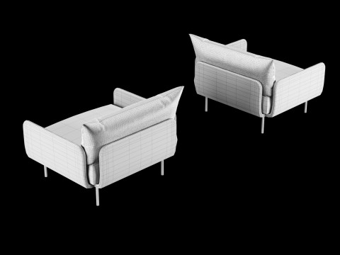 ラウンジチェア 3Dモデル