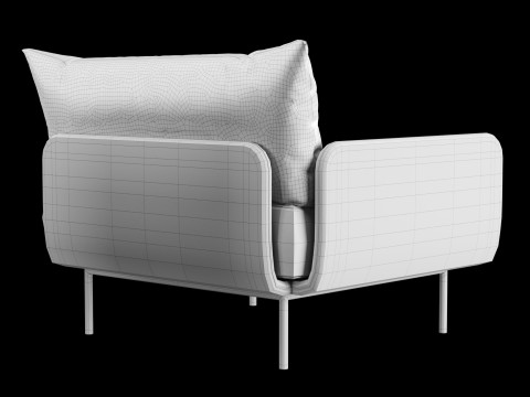 ラウンジチェア 3Dモデル