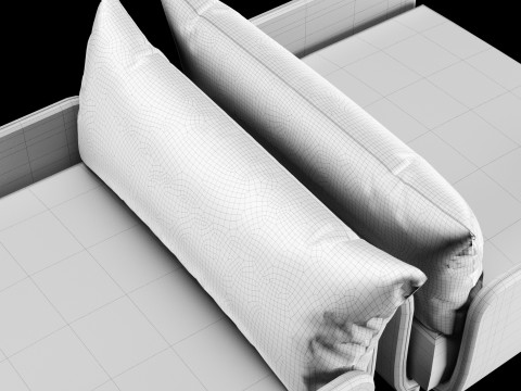 ラウンジチェア 3Dモデル