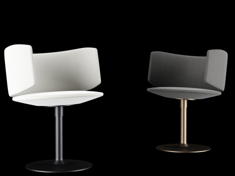 Moderne werkstoel 2 3D Model