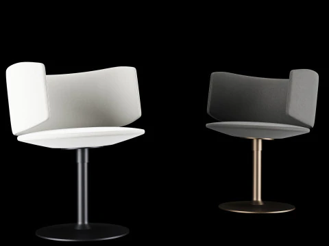 Kursi kerja modern 2 Model 3D