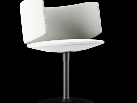 Modern work chair 2 3D Model