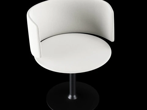 Modern work chair 2 3D Model