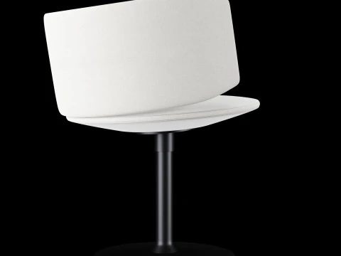 Modern work chair 2 3D Model