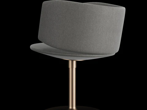 Modern work chair 2 3D Model