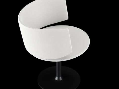 Modern work chair 2 3D Model