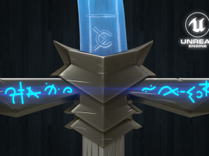 stylized sword 3D 모델
