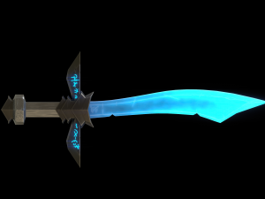 stylized sword 3D 모델