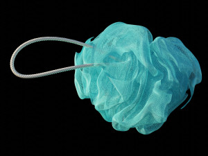 Loofah bath whit rope 3D Model