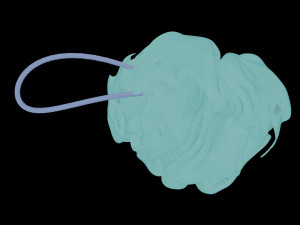 Loofah bath whit rope 3D Модель
