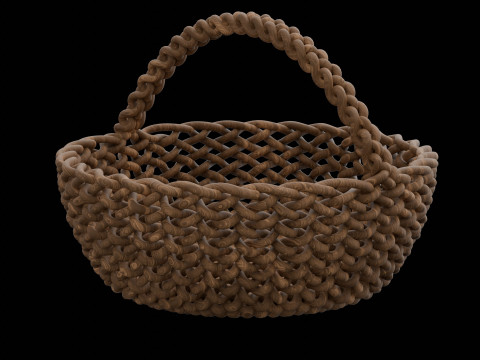 Basket rattan 3D Model