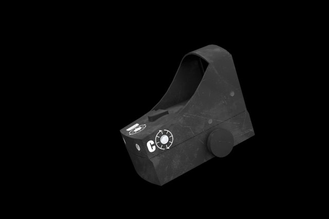 collimator scope 3D Model .c4d .max .obj .3ds .fbx .stl .blend 