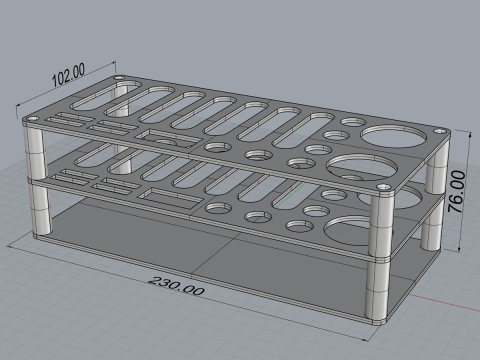 Tool holder Modello di stampa 3D
