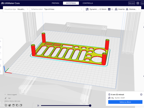 Tool holder Modello di stampa 3D