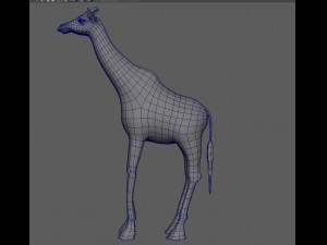 giraffe 3D 模型