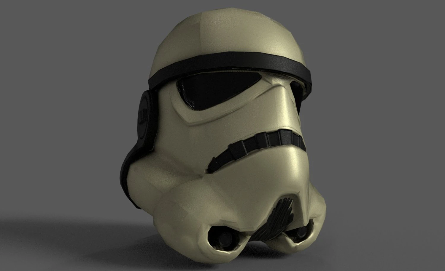 stormtrooper lowpoly model 3D Model .c4d .max .obj .3ds .fbx .stl .blend 